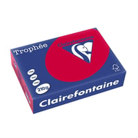 Papier CF A4 210g kersenrood/pk250v