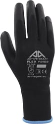 Handschoen ActiveGear grip PU-flex zwart medium artikel afbeelding