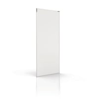 Design Thinking-whiteboard plaatstaal gelakt, wit h x b x d = 1800x900x15 mm