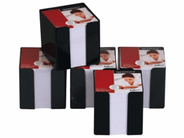 Memokubus Quantore 10x10x9cm zwart met 900vel