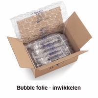 AIRmove2 bubble folie 400x160mm 350meter per rol. Doos á 2 rollen