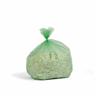 PREMIUM Afvalzakken met groot volume (Kleur: Groen-transparant)
