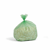 LDPE-afvalzakken inhoud 240 l, l x b x h = 650x550x1350 mm materiaaldikte 80 µm, groen-transparant, VE = 100 stuks