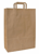 Papieren draagtas 22+11x28cm bruin kraft artikel afbeelding