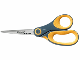 Westcott Schaar, Niet-Klevend, Titanium, 204 mm, Grijs, Geel