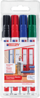 Viltstift edding 3000 creatief rond 1.5-3mm assorti blister à 4 stuks