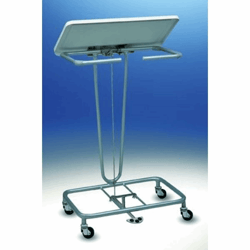 Recycling-afvalzakstandaard zonder deksel voor inhoud 1x120 l, met standaard staalbuis, met poedercoating