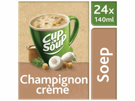 Unox Cup a Soup 140 ml Champignoncrèmesoep (doos 24 stuks)