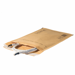 Luchtkussenenvelop Type D / 14: 180x265mm Bruin. artikel afbeelding