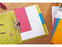 Scheidingsstrook Oxford duo 240x105mm roze 60 stuks