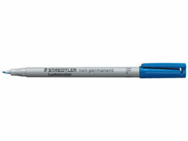Viltstift Staedtler Lumocolor 316 non permanent F blauw