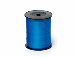 Cadeaulint kobaltblauw (rol 250 meter)