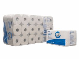 Scott® Toiletpapier Plus 350 wit, 3 laags ( pak 6 x 6 rollen)