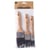 Copenhagen Pro Kwastenset KREX Platte kwast, maat 1-1,5-2, Synthetisch haar, FSC houten steel