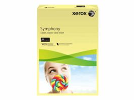 Xerox SYMPHONY gekleurd papier A4 80 g/m², geel (doos 5 x 500 vel)