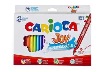 Viltstiften Carioca Joy set à 12 kleuren artikel afbeelding