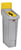 Deksel Rubbermaid Slim Jim Recyclestation inwerpopening voor gemengde recycling geel