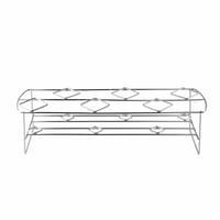 RVS frietzakhouder voor 6 frietzakken 45x14x10,8cm