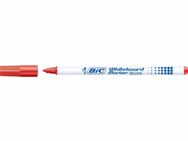 Viltstift Bic Velleda 1721 whiteboard rond fijn rood