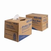 Kimberly Clark Wypall X60 poetsdoek, 1-laags, kleur wit. Verpakt per 200stuks