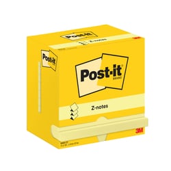Memoblok Post-it Z-Note R350 76x127mm geel