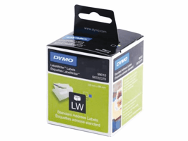 Etiket Dymo labelwriter 99010 28mmx89mm adres wit doos à 2 rol à 130 stuks