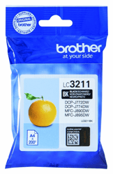 INKCARTRIDGE BROTHER LC-3211 ZWART artikel afbeelding