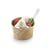 Kraft/PLA foodcontainer 5oz/150ml/85mm Ø x 51mm