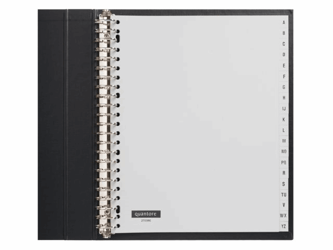 TABBLAD QUANTORE A4 23R PP A-Z EXTRA BREED GRIJS artikel afbeelding