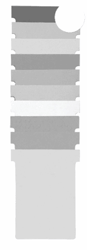 Nobo T-planbordkaarten index 2, ft 85 x 60 mm, wit  artikel afbeelding