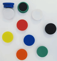 Markeermagneetjes rood 20x7mm Set/10st.
