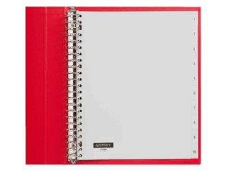 TABBLAD QUANTORE A4 23R PP 1-10 EXTRA BREED GRIJS artikel afbeelding
