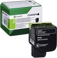 Tonercartridge Lexmark C242XK0 zwart artikel afbeelding