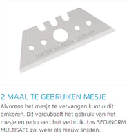 Martor Trapezium reservemesjes, nr. 5232