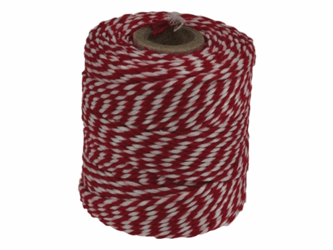 TOUW KATOEN 50GR 45MTR ROOD/WIT artikel afbeelding