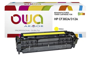 Tonercartridge OWA alternatief tbv HP CF382A geel