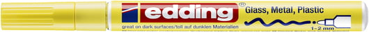 Viltstift Edding 751 lakmarker rond pastel geel 1-2mm