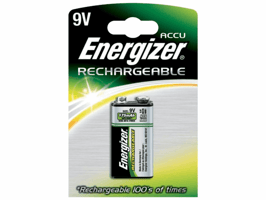 Oplaadbare batterij Energizer 9V