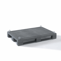 Pallet met C-profiel aan vier zijden opneembaar l x b = 1200x
