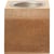 Waxinelichthouder Creotime hout 6x6x6cm