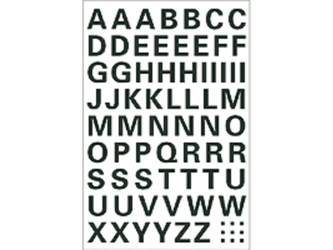 ETIKET HERMA 4158 LETTER 10MM TRANSPARANT artikel afbeelding