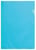 Insteekmap L-model Quantore A4 PP 0.12mm blauw 25 stuks