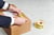 Waarschuwingsetiket Rillprint fragile 46x125mm geel