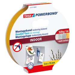 Powerbond Tesa 55741 montagetape indoor 19mmx5m artikel afbeelding
