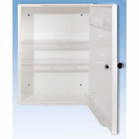 Verbandkast conform DIN 13157 zonder inhoud, wit, diepte 150 mm h x b = 429x315 mm
