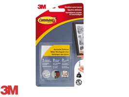 Bevestigingsstrip Command klik vast klein 1,8kg wit