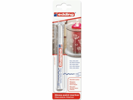 Viltstift edding 751 lakmarker rond 1-2mm wit blister à 1 stuk