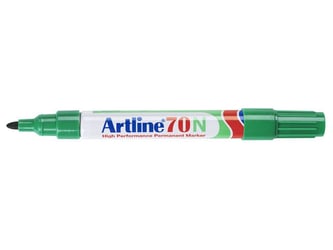Artline 70N Permanente Marker, Ronde Punt, 1,5 mm, Groen