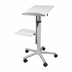 Beamertafel, tafelblad 350x500 mm, grijs