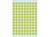 ETIKET HERMA 1848 ROND 8MM 540ST FLUOR GROEN artikel afbeelding